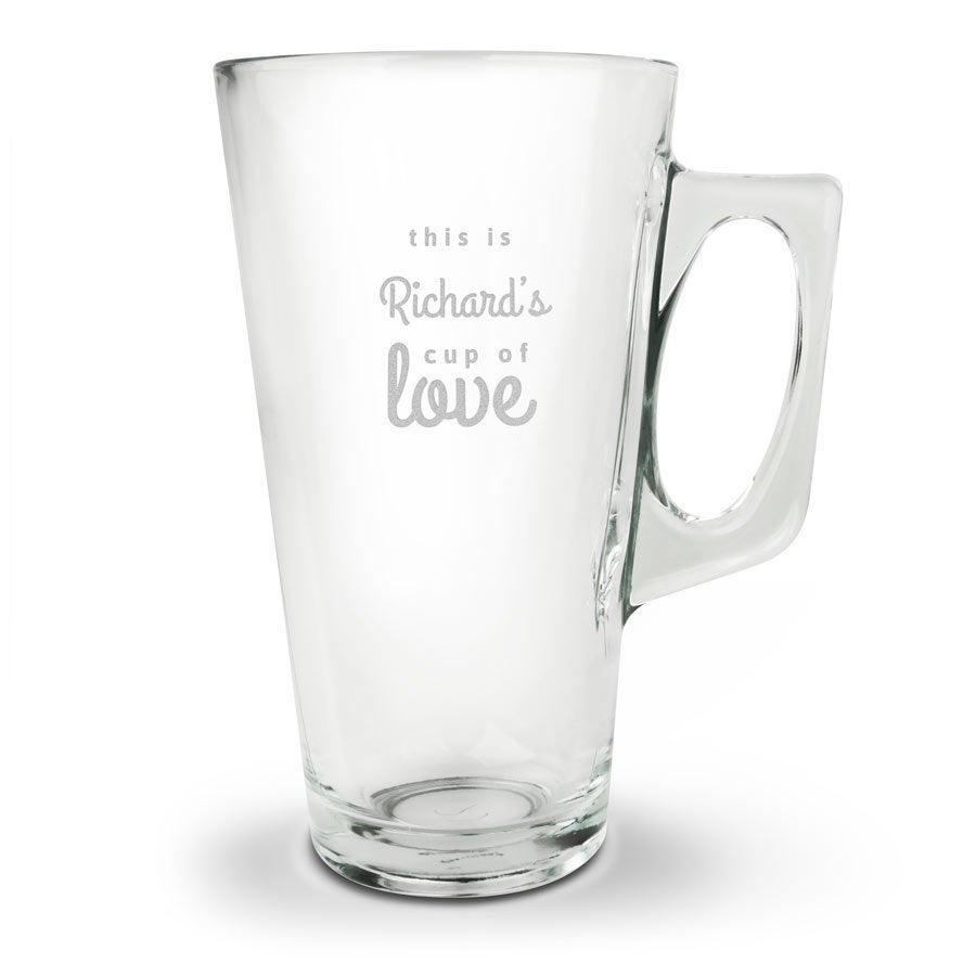 Latte macchiato glas