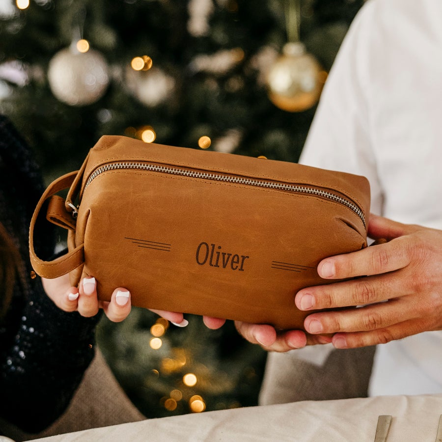 Makeup bag with initials sale
