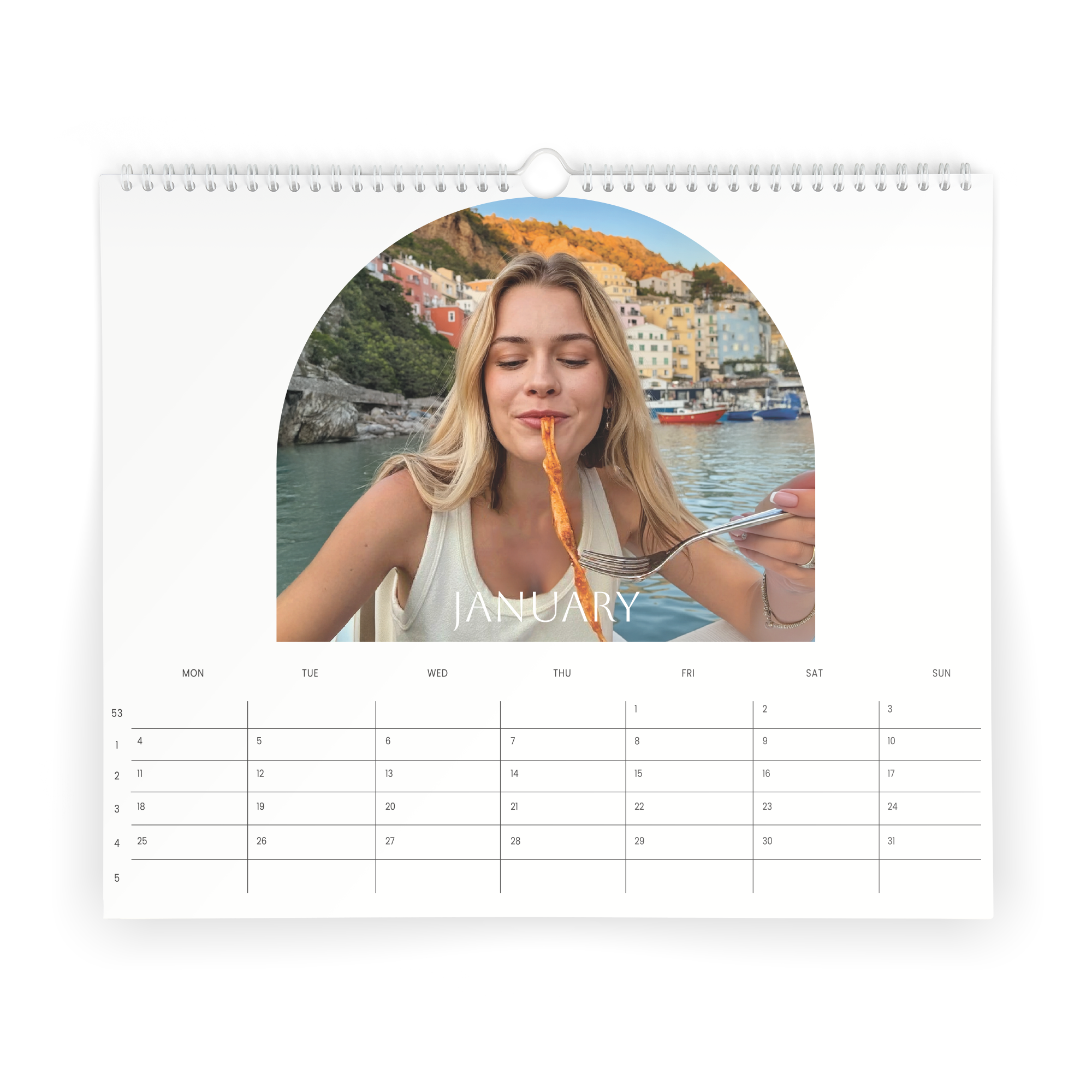 Calendario personalizzato 2027