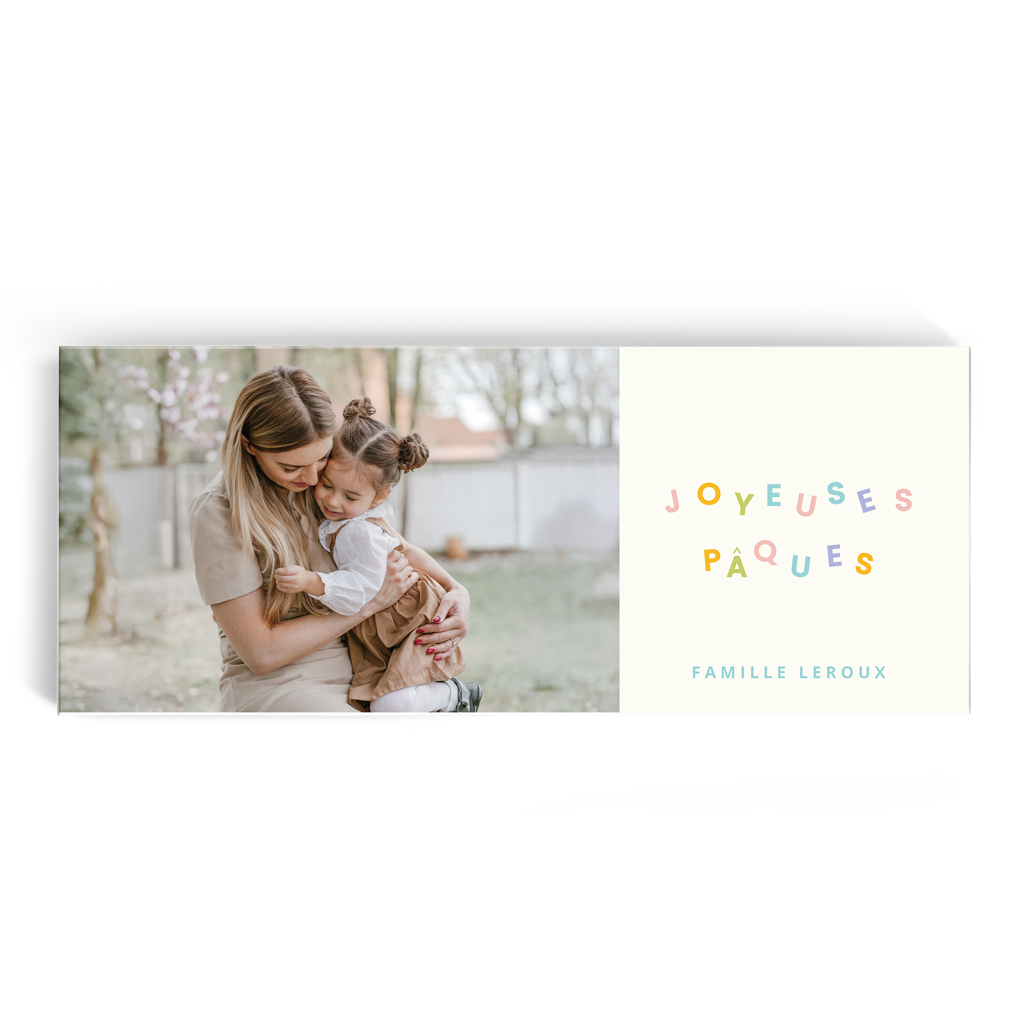 Méga tablette de chocolat Milka personnalisée