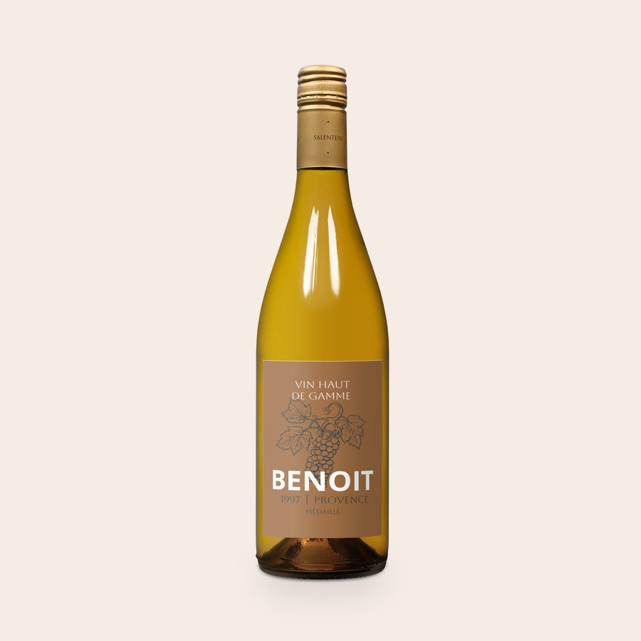 Coffret vin Salentein Chardonnay personnalisé Coffret vin Salentein Chardonnay personnalisé