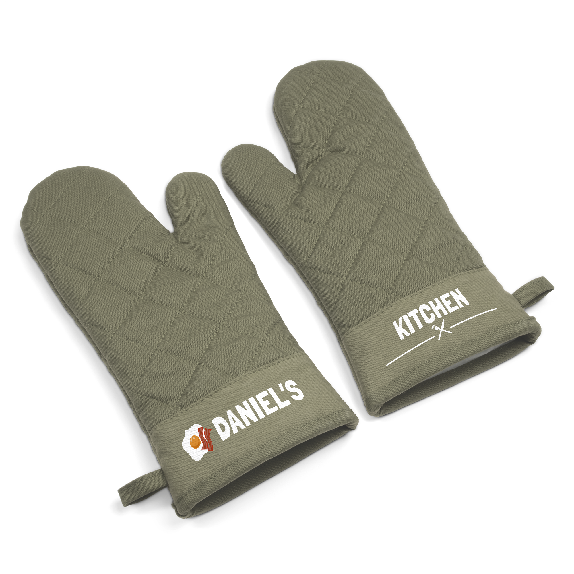 Paire de gants de cuisine personnalisés