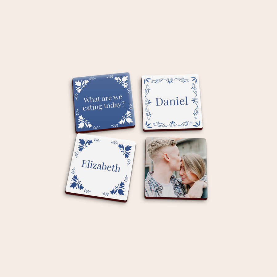 UniGift Calamita Da Frigorifero In Vetro Personalizzabile – 7x5 Cm – Regalo Su Misura Con Nome E Messaggio