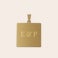 Ketting met vierkante hanger Ketting met vierkante hanger