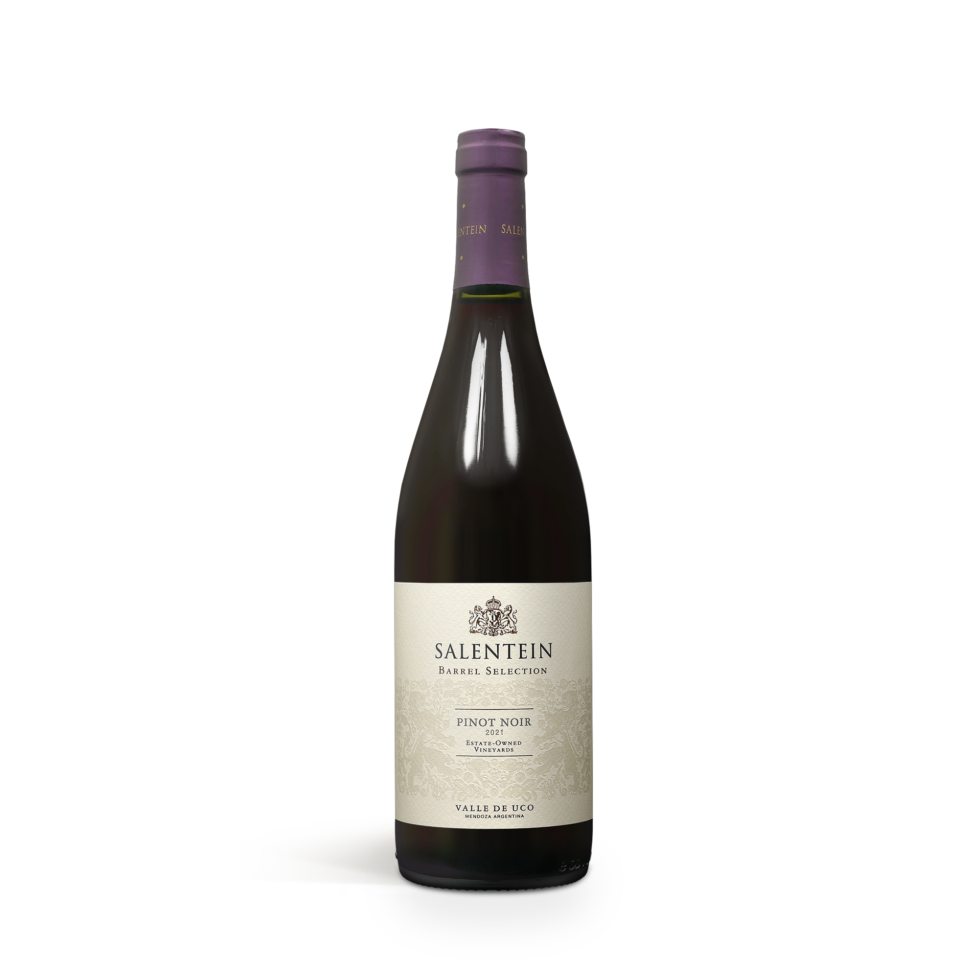 Üveg Salentein Pinot Noir vörösbor, Valle de Uco, 2021-es évjárat, ajándékdobozba tökéletes