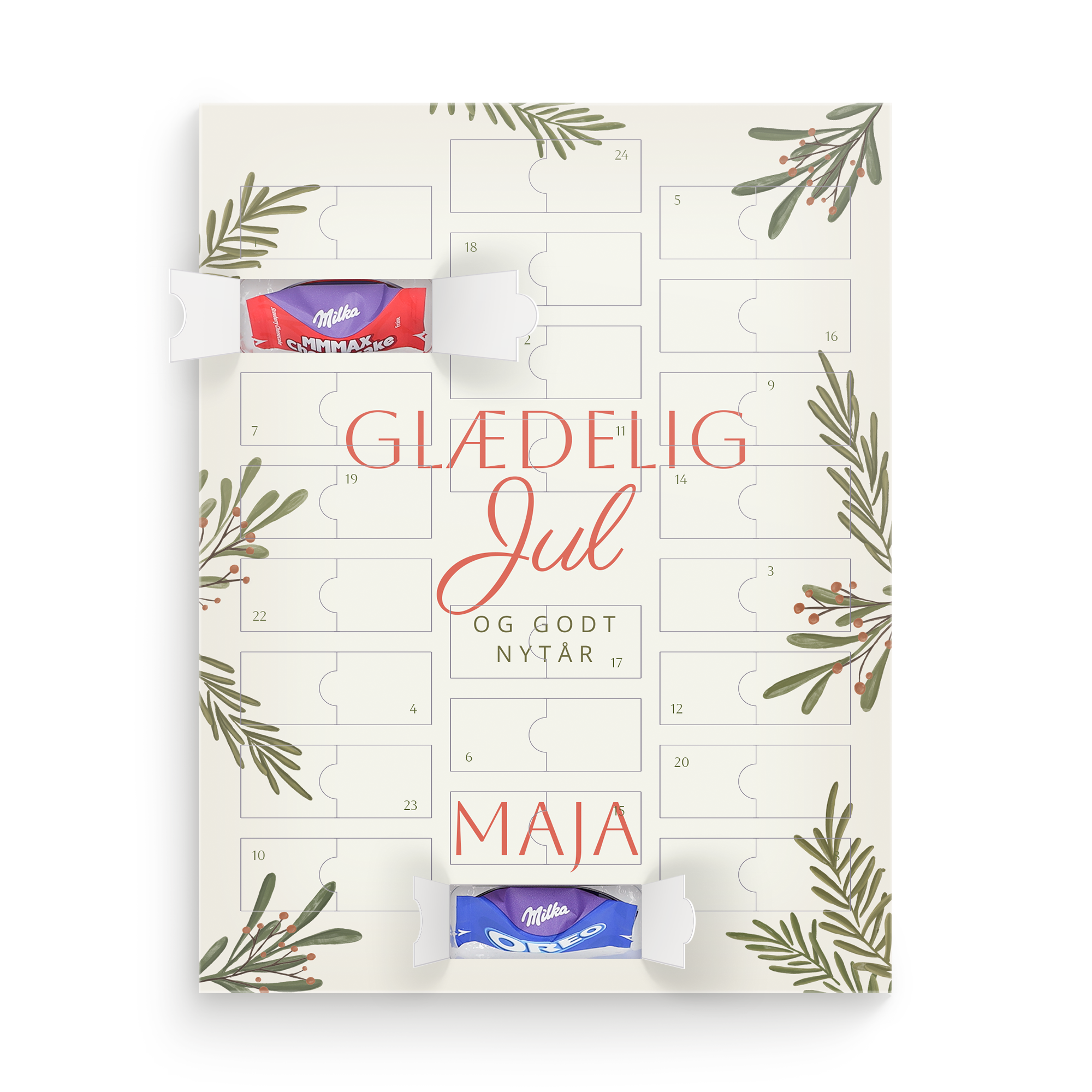 Chokoladejulekalender – Milka Favourites 