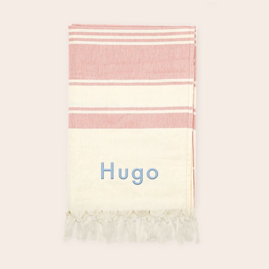 Serviette de hammam personnalisée Serviette de hammam personnalisée