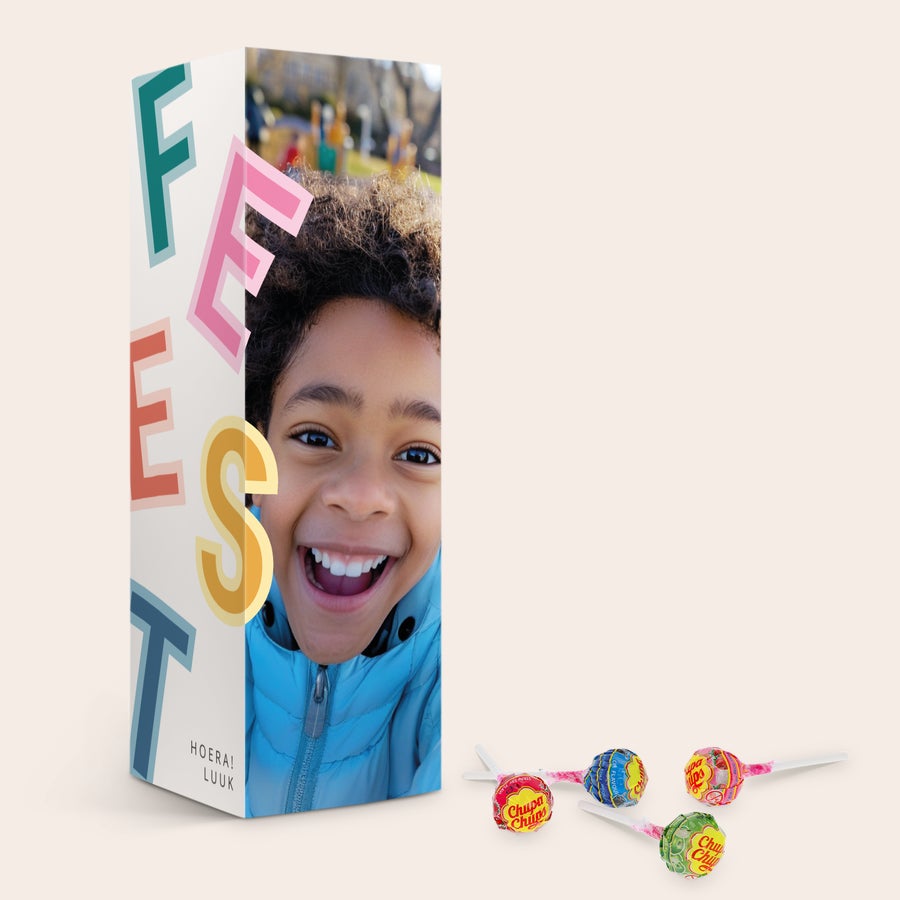 Chupa Chups pakket personaliseren Chupa Chups pakket personaliseren