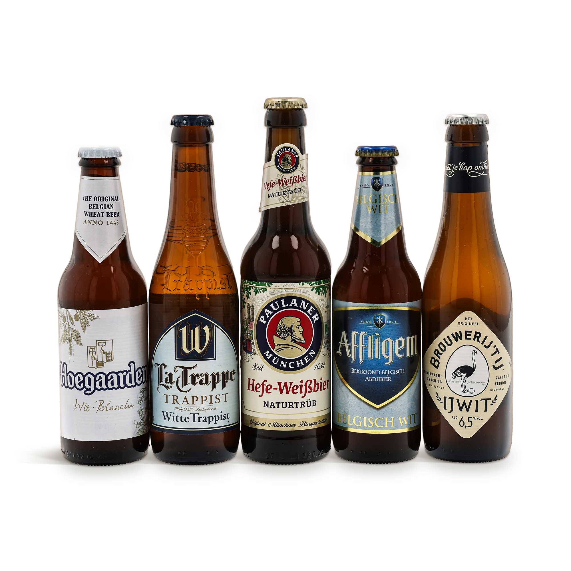 Coffret à bière personnalisé - Weizen avec cinq bières variées.