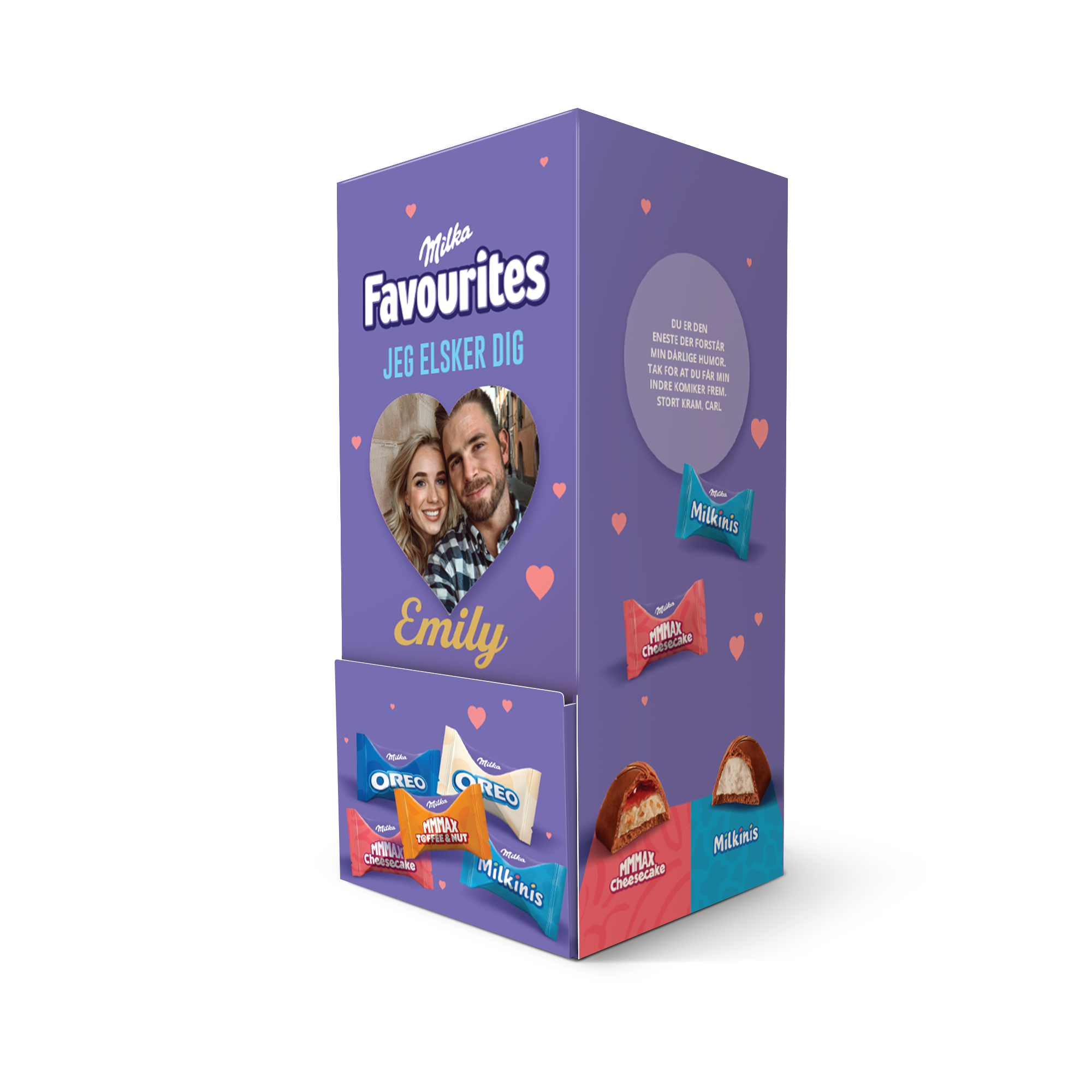 Milka Favourites chokolade dispenser