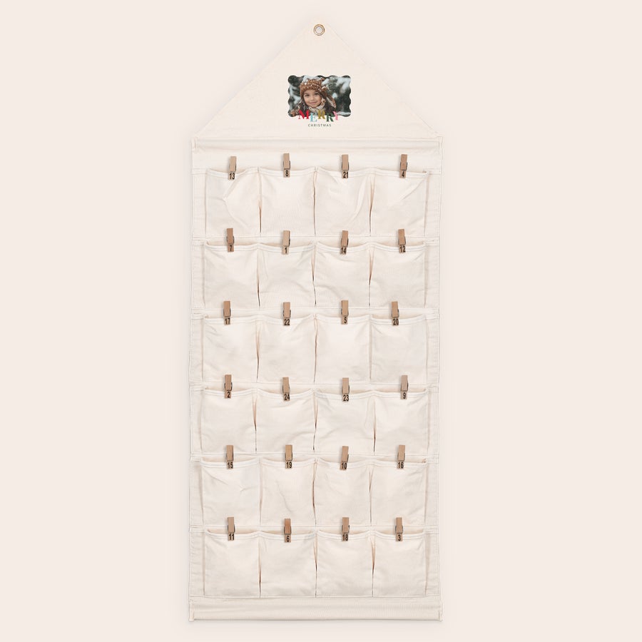 Fabric Pocket Advent Calendar Fabric Pocket Advent Calendar