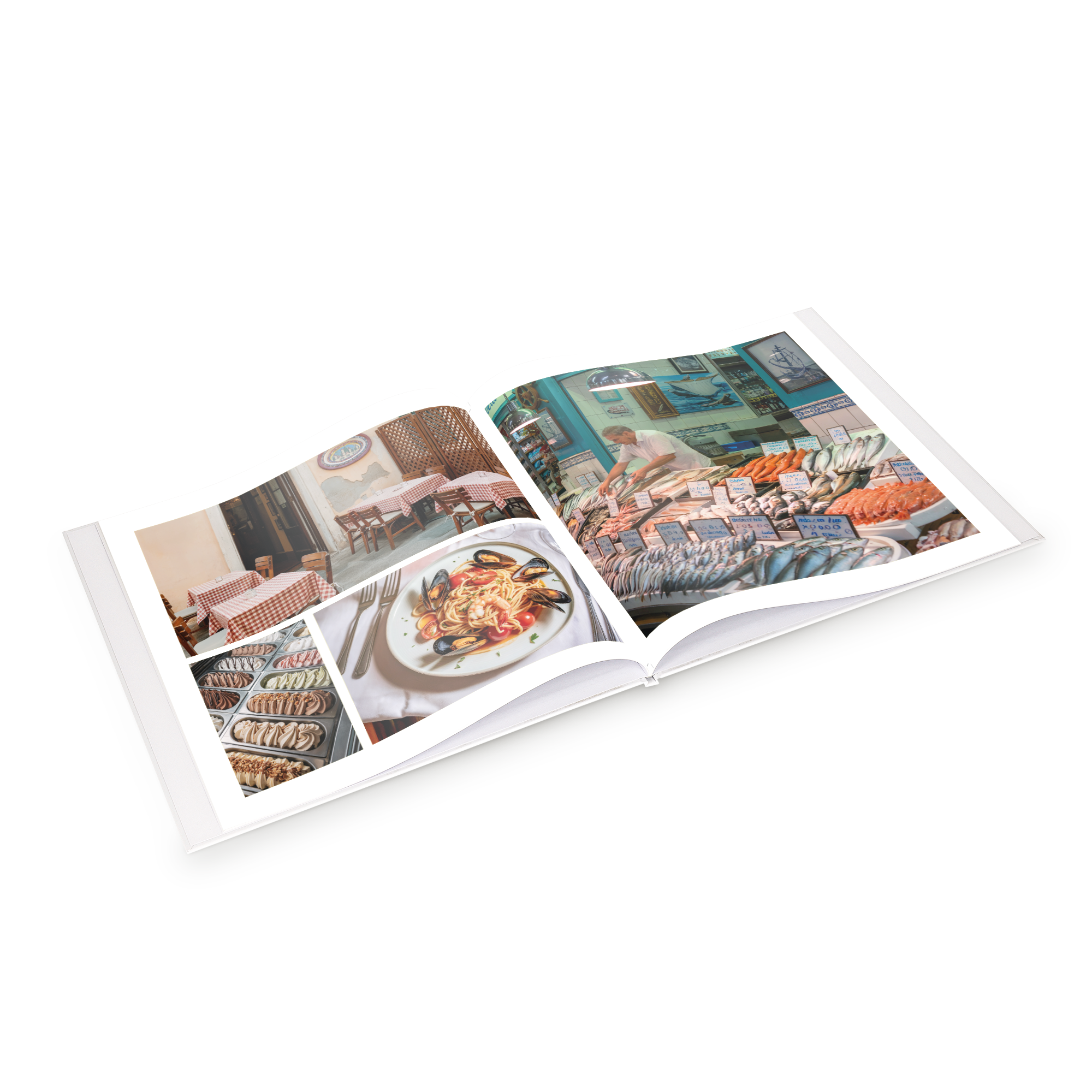 Personalised holiday photo album