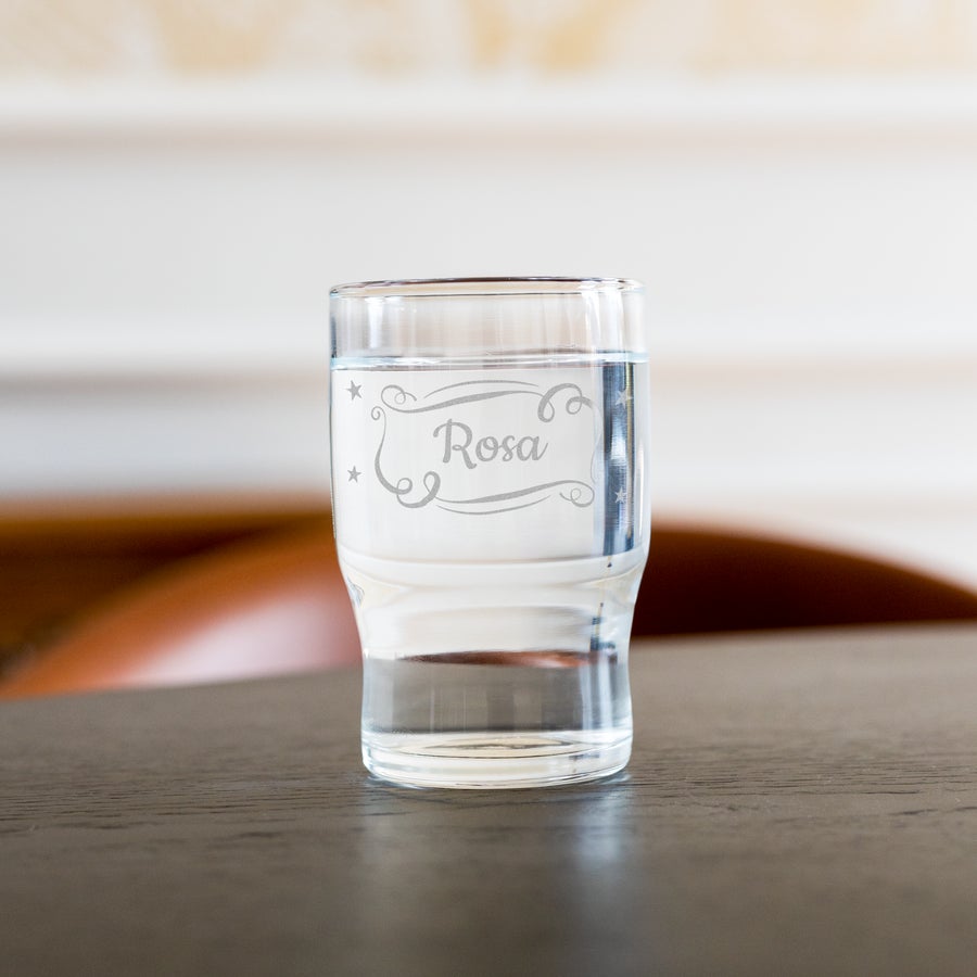 YourSurprise Bicchiere da Vino Personalizzato con Nome - Bicchiere da Vino  Bianco Inciso con Nome: Personalizzabile con Testo, Design e Caratteri