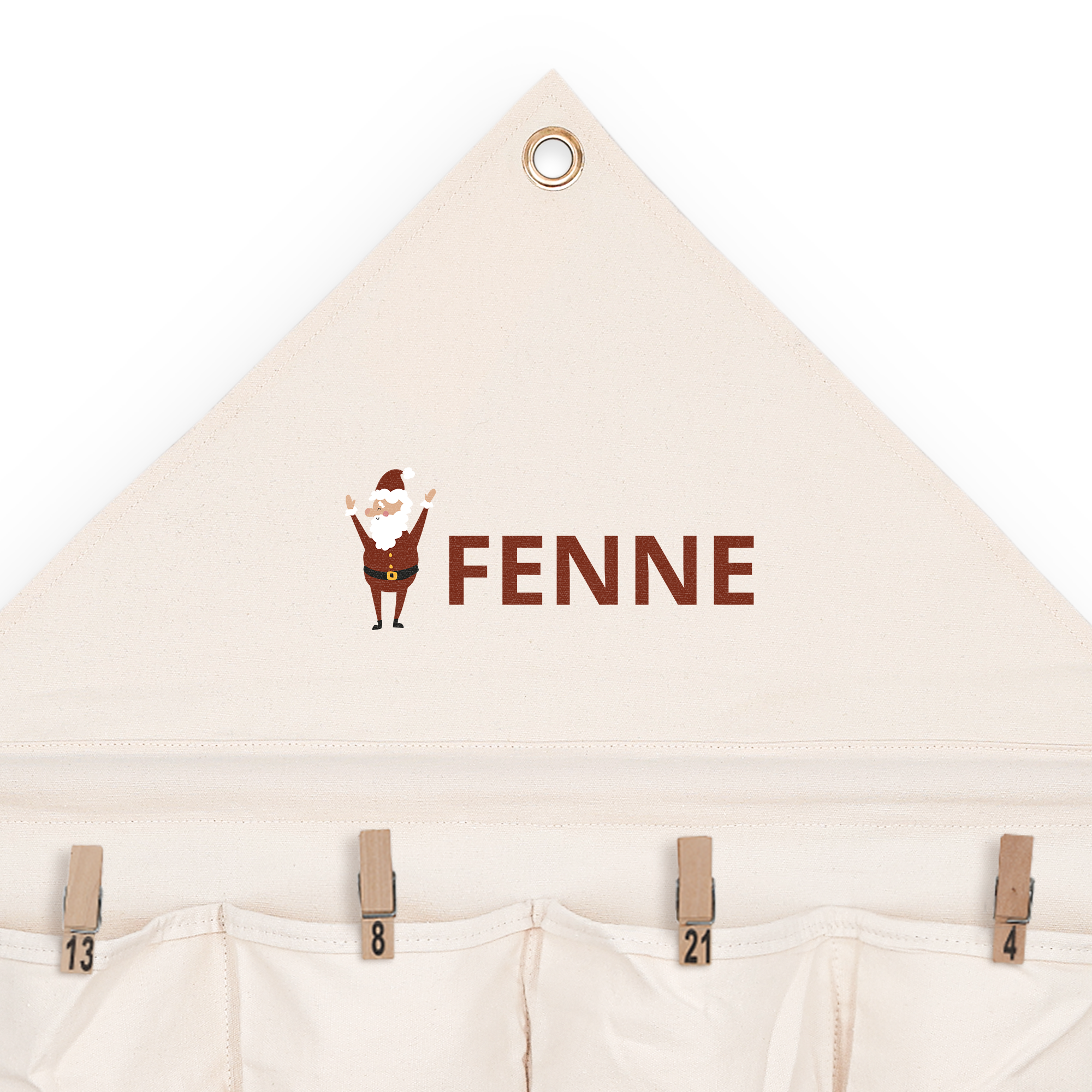 Stoffen Adventskalender maken