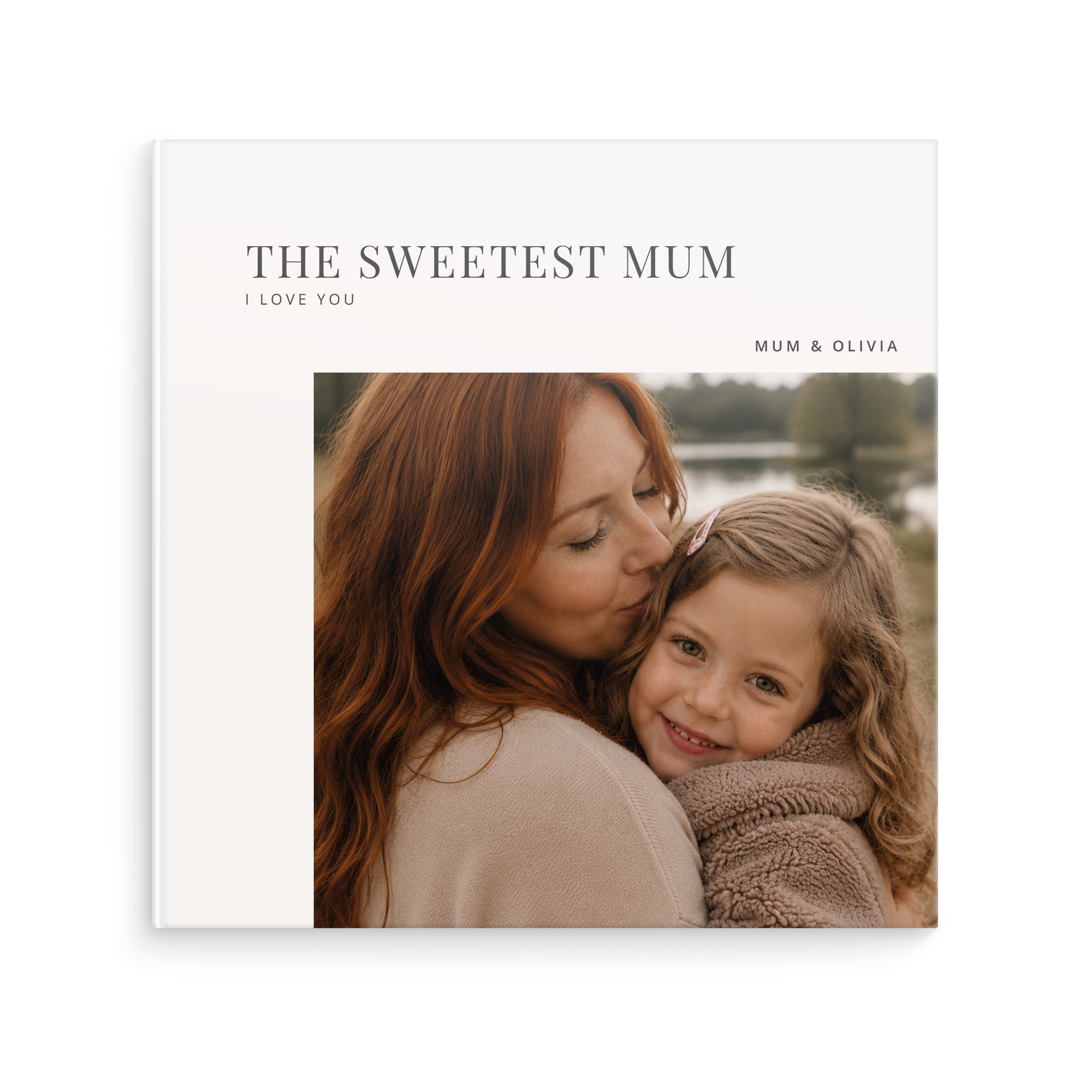 Fotolibro Mamá y yo - SG - Tapa dura - a partir de 28 páginas con foto impresa de madre e hija, texto 