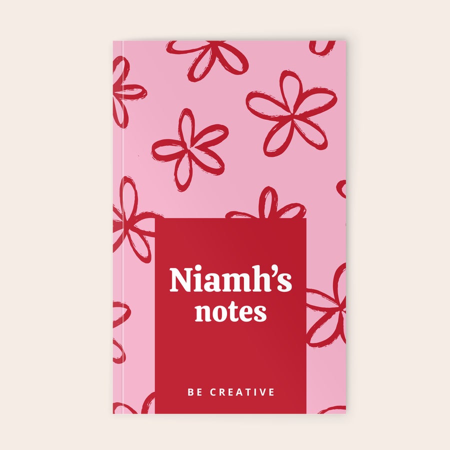 Personalised notebook Personalised notebook