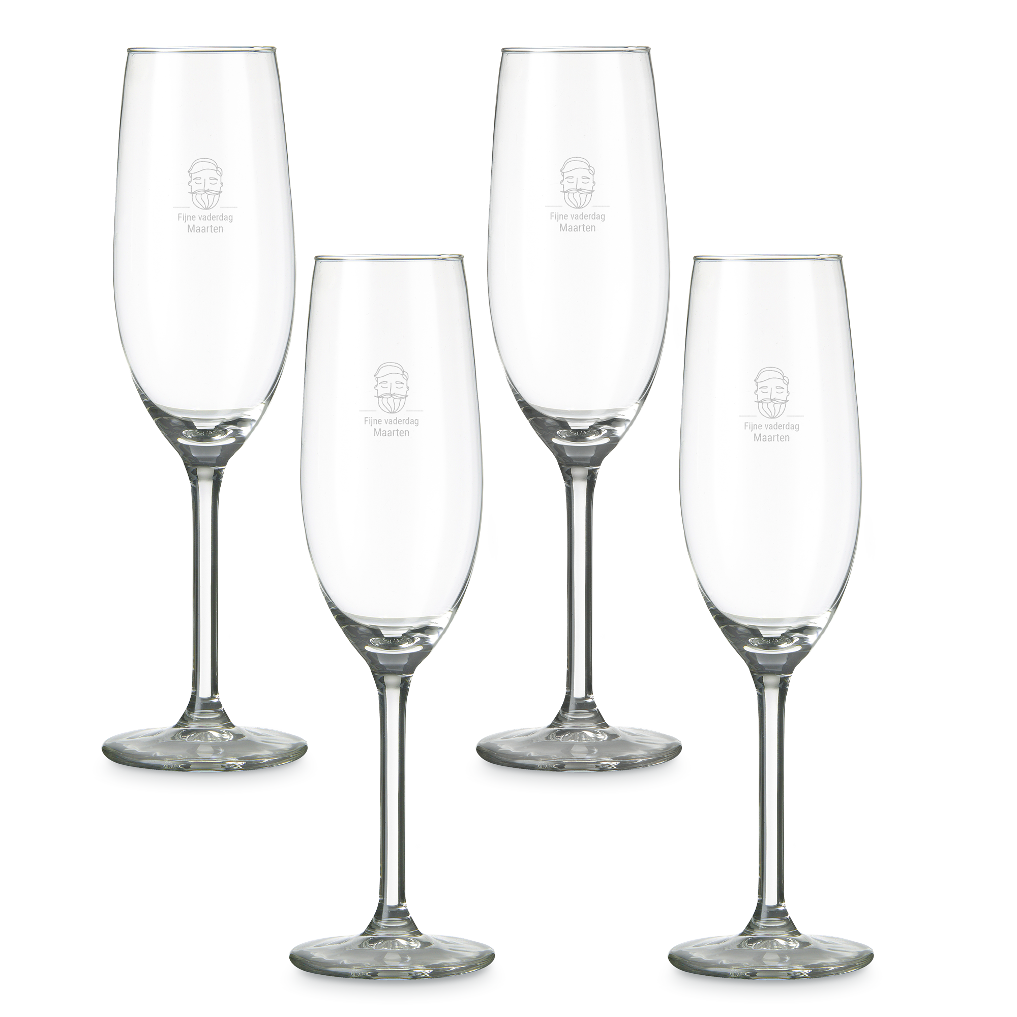 Champagneglas - 4 stuks
