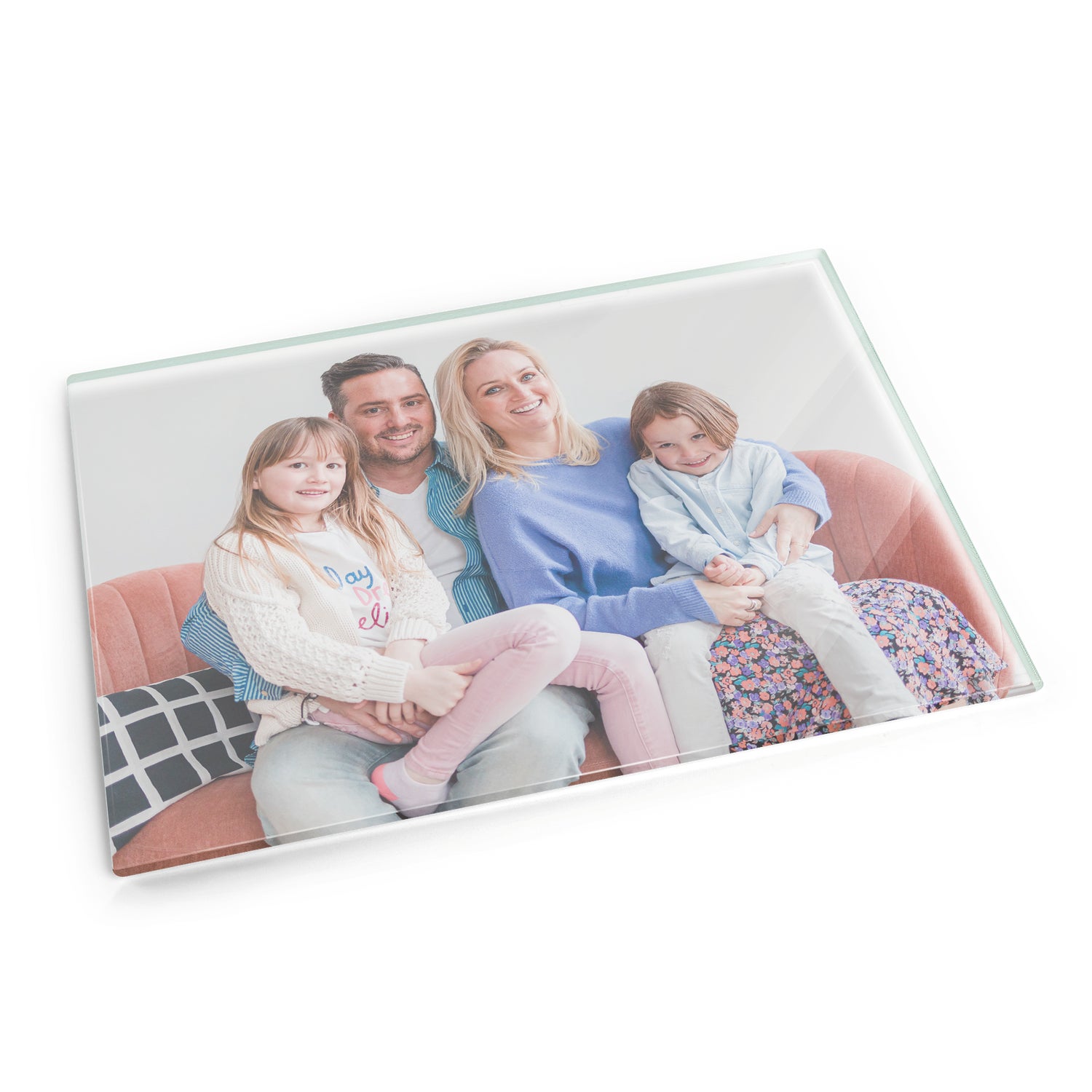 Personligt skærebræt - Glas - Stort