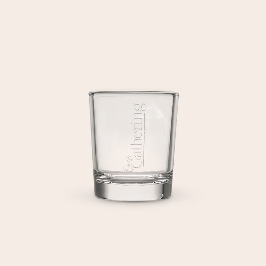 Vodka YourSurprise Vaso de cristal para vodka personalizado con el nombre Eve's Gathering grabado.