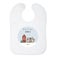 Baby bib - First Christmas - White
