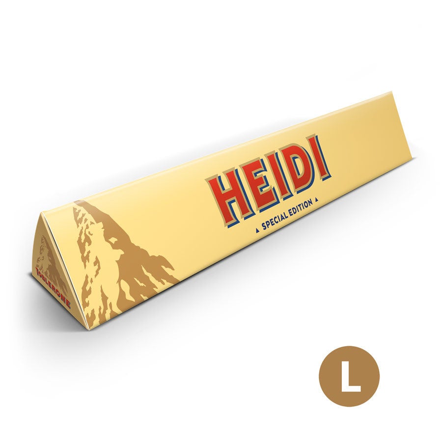Personalisierte Toblerone Schokolade - 360 Gramm