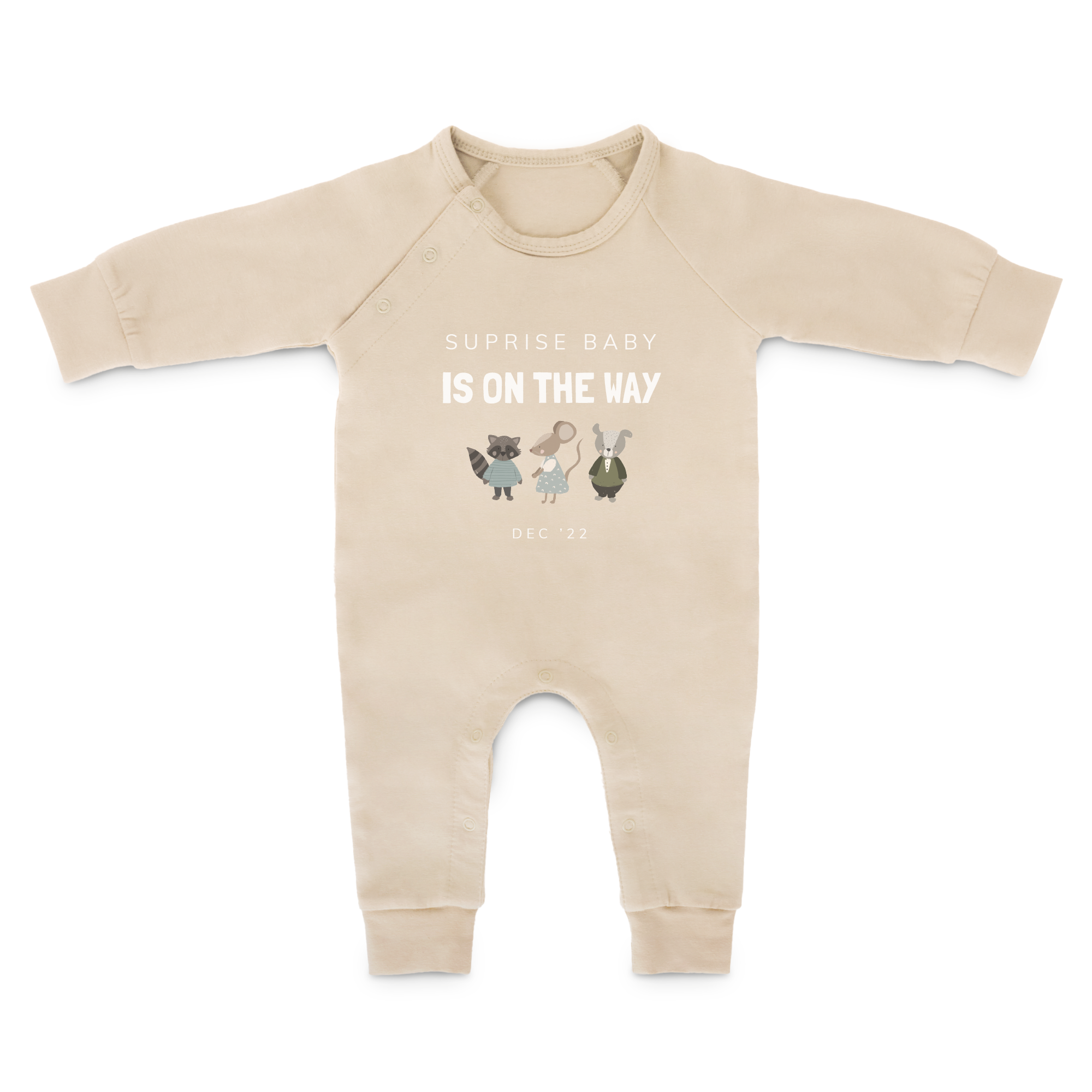 Babylekdräkt med tryck