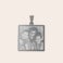 Ketting met vierkante hanger Ketting met vierkante hanger