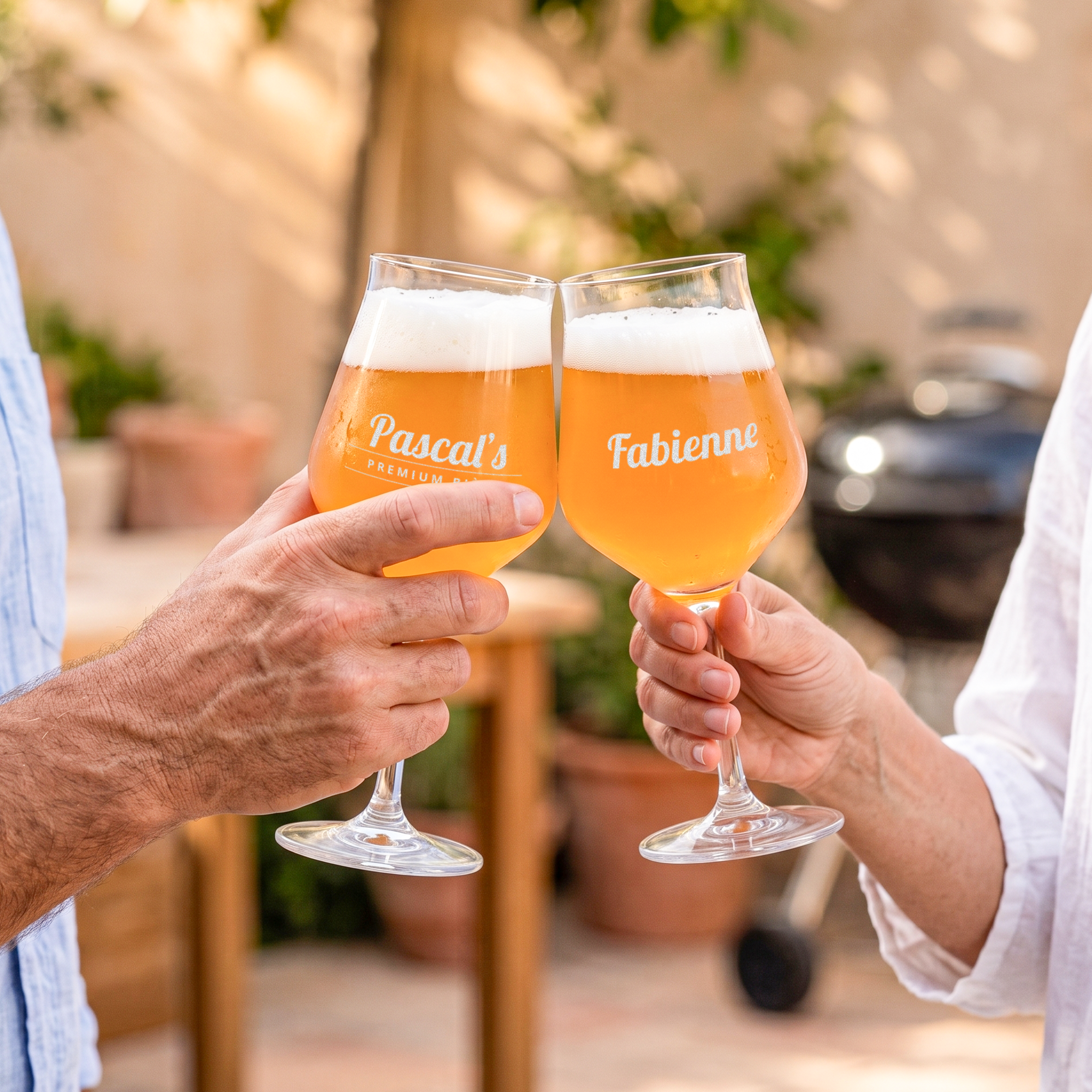Verre à bière artisanale personnalisé