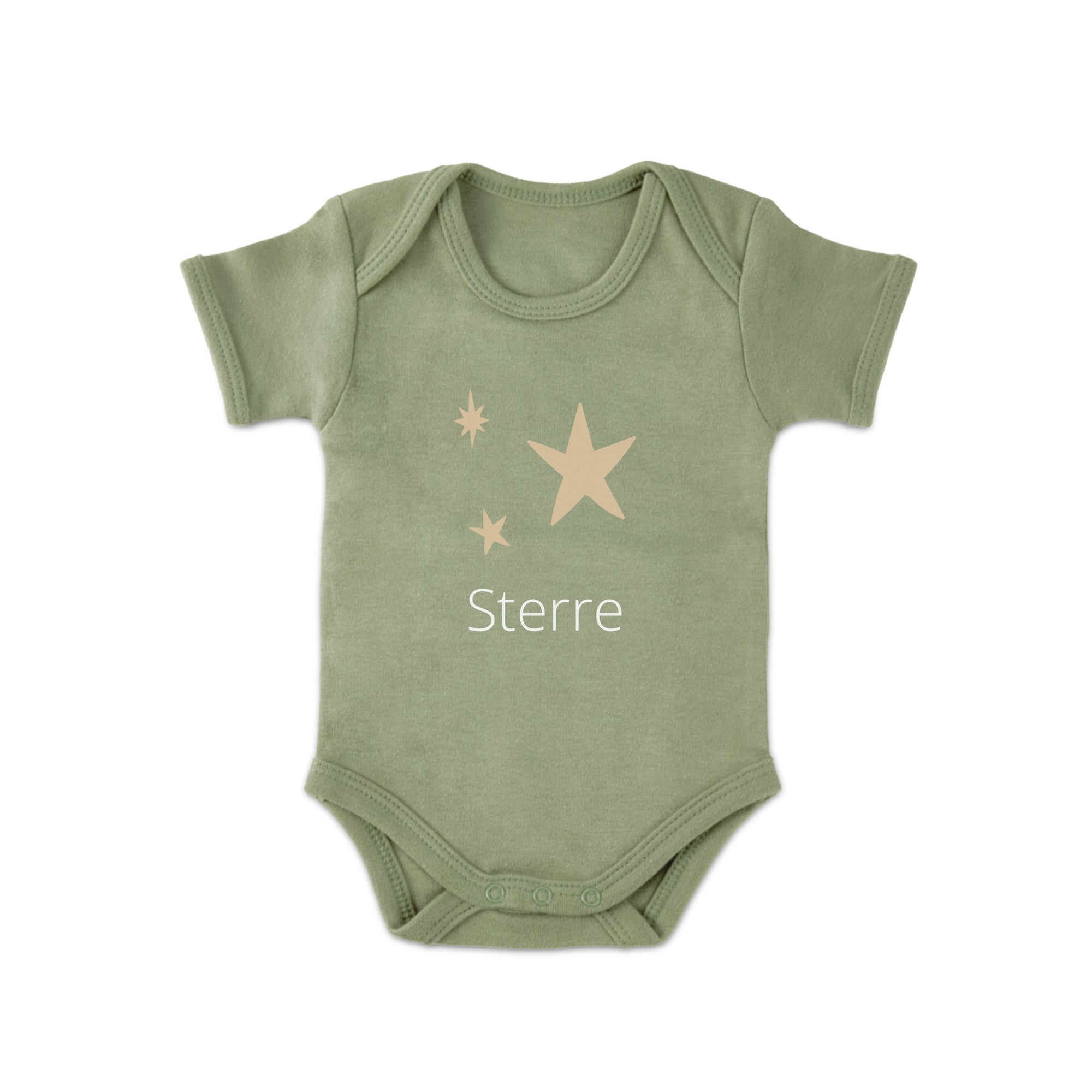Romper bedrukken - Korte mouw - Groen - 62/68 Romper bedrukken - Korte mouw - Groen - 62/68
