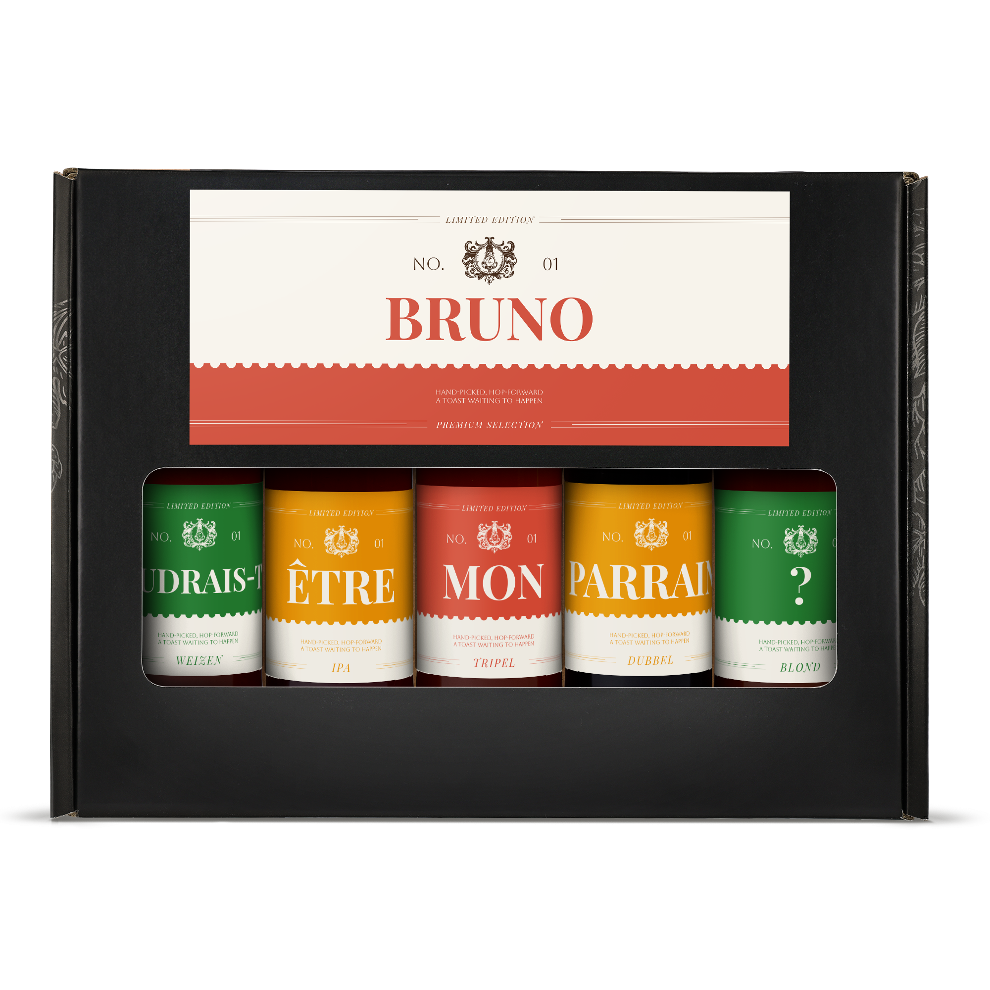 Coffret bières étiquettes personnalisées