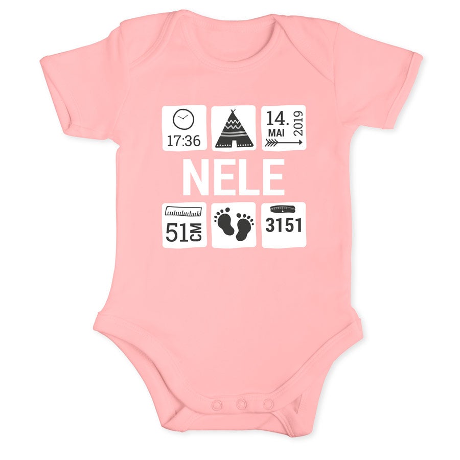 Baby Body selbst gestalten - Rosa 50/56