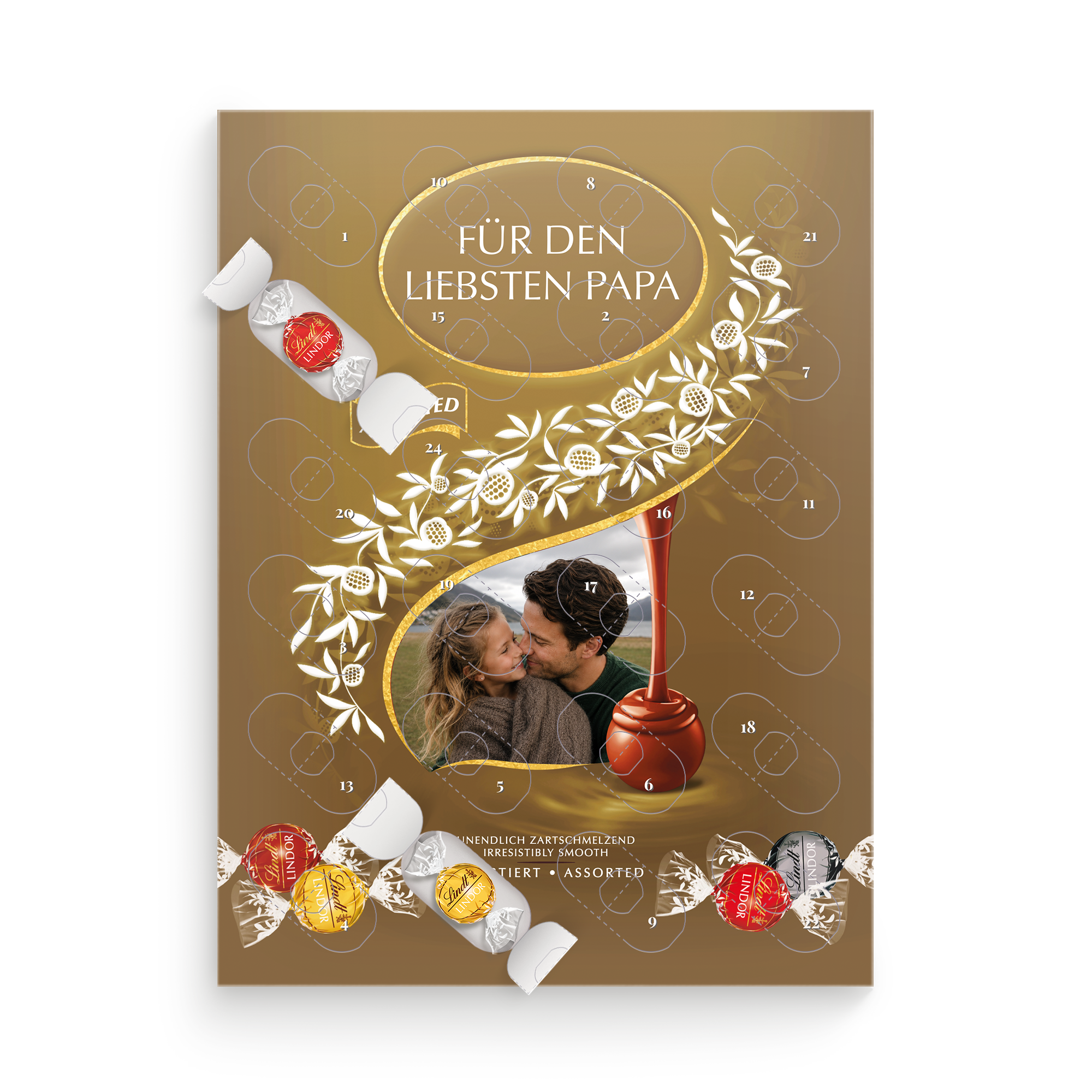 Personalisierter Lindt Lindor Assorti Mix Adventskalender