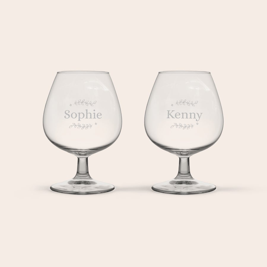 Prispôsobené brandy sklo Prispôsobené brandy sklo