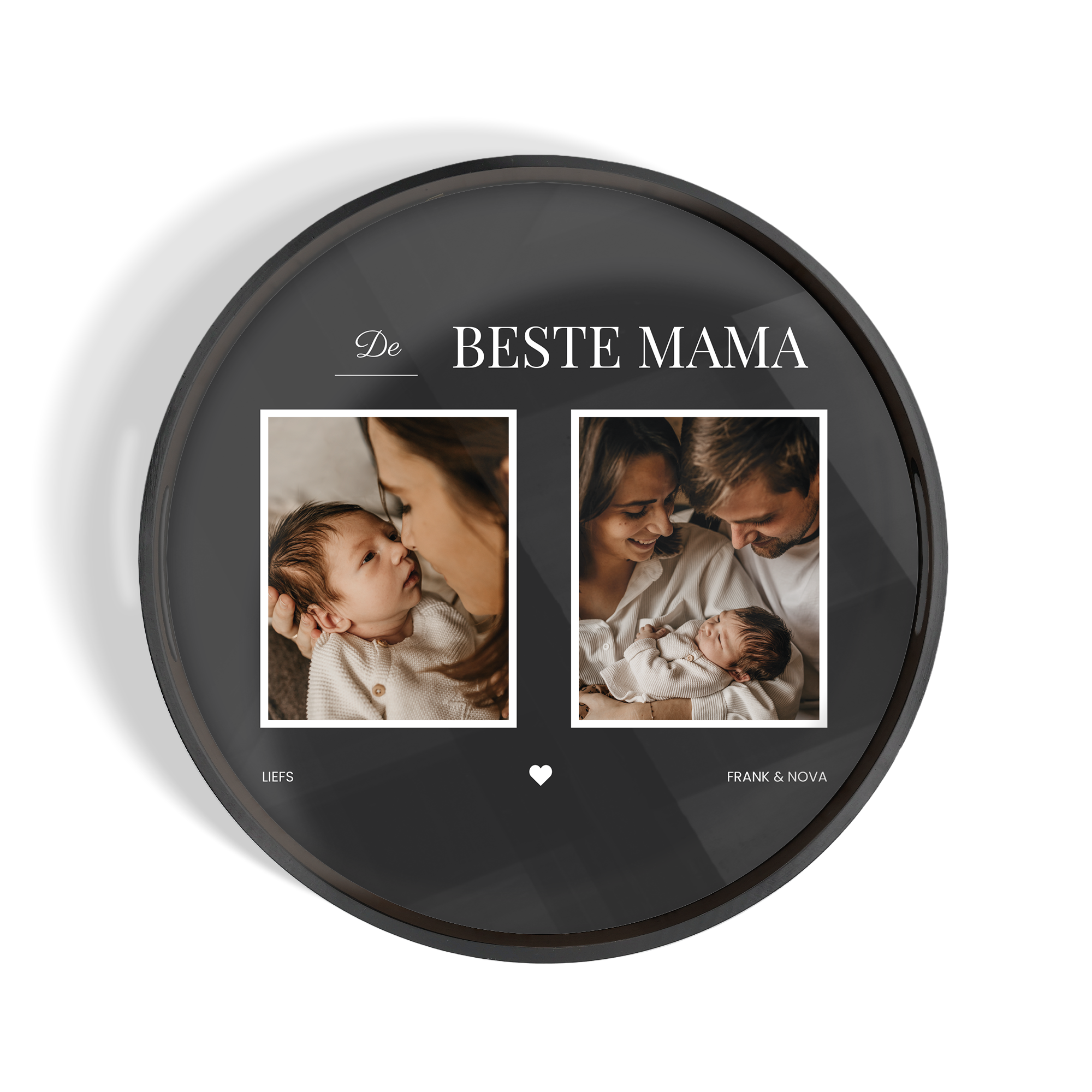 Rond dienblad bedrukken