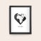 Personalised photo print with frame Personalised photo print with frame