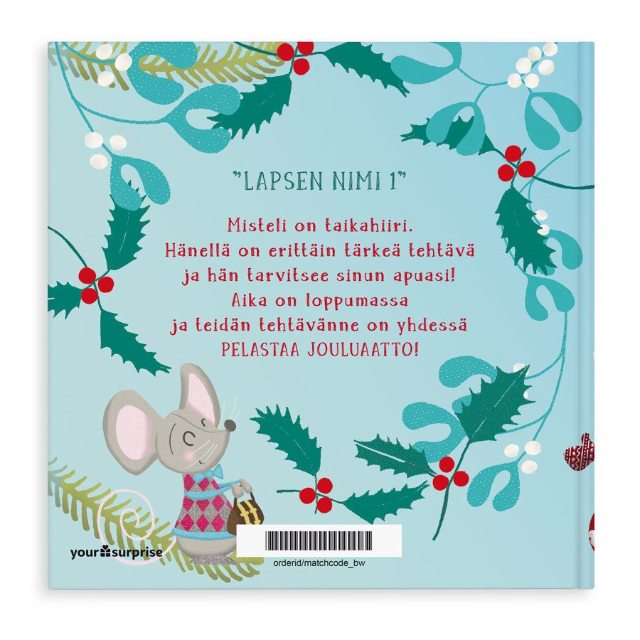 Yksilöitävä kirja - Jouluaattoa pelastamassa