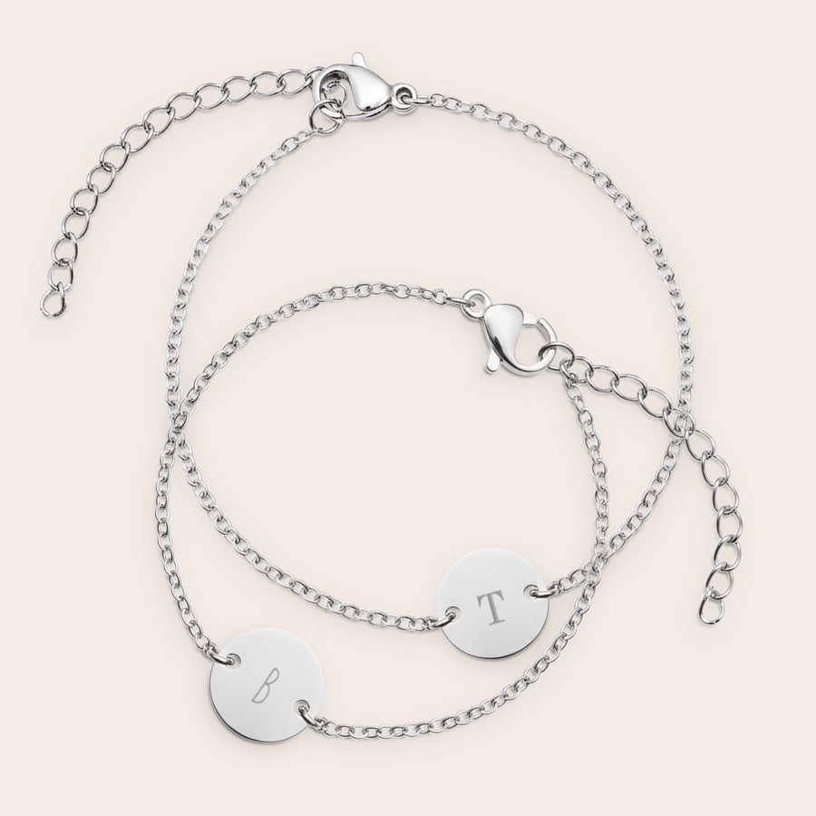 Braccialetti madre figlia - Argento - 16 e 13 cm Braccialetti madre figlia - Argento - 16 e 13 cm