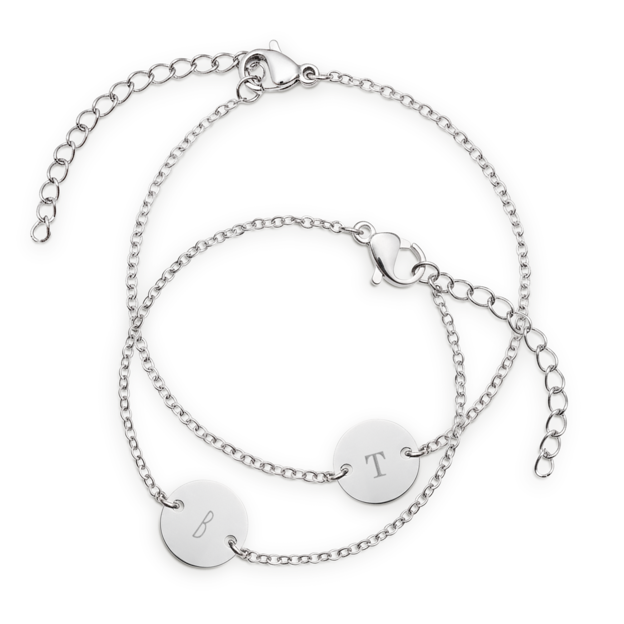 Moeder dochter armbanden personaliseren