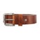 Ceinture cuir - Marron - Gravé - 80