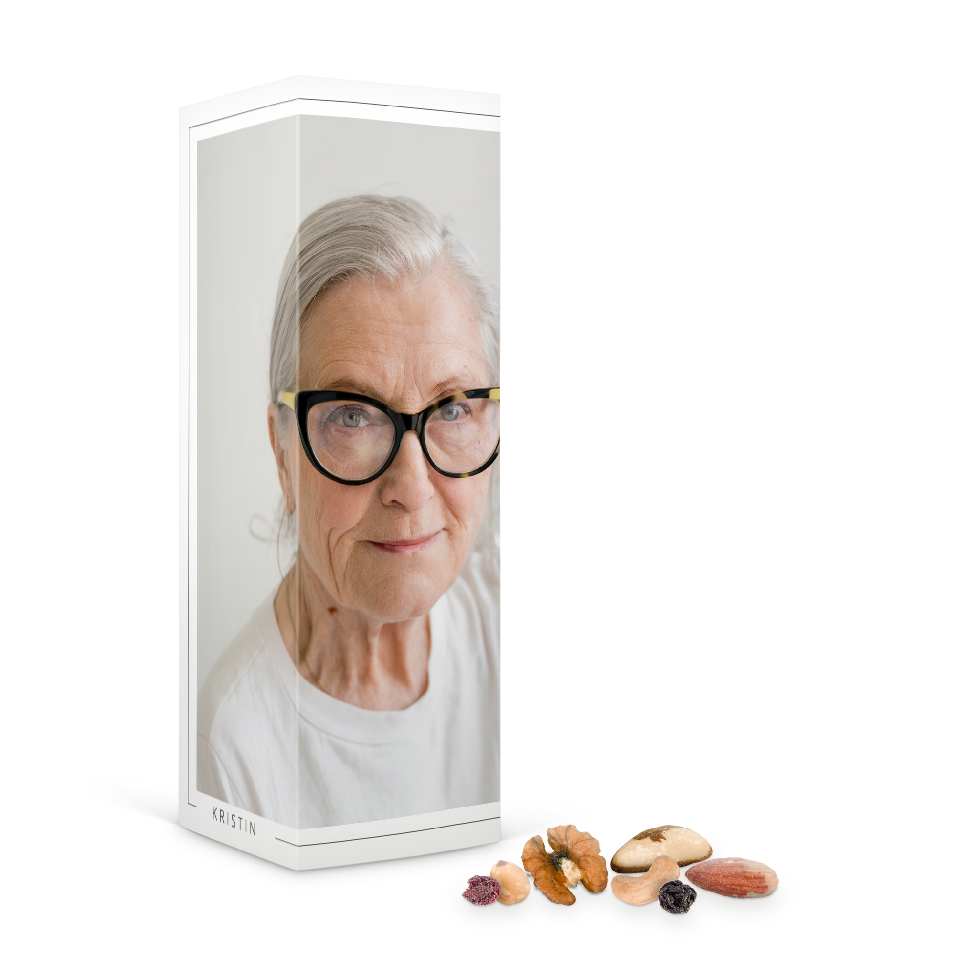 Personlig tilpasset gaveeske - Nøtter