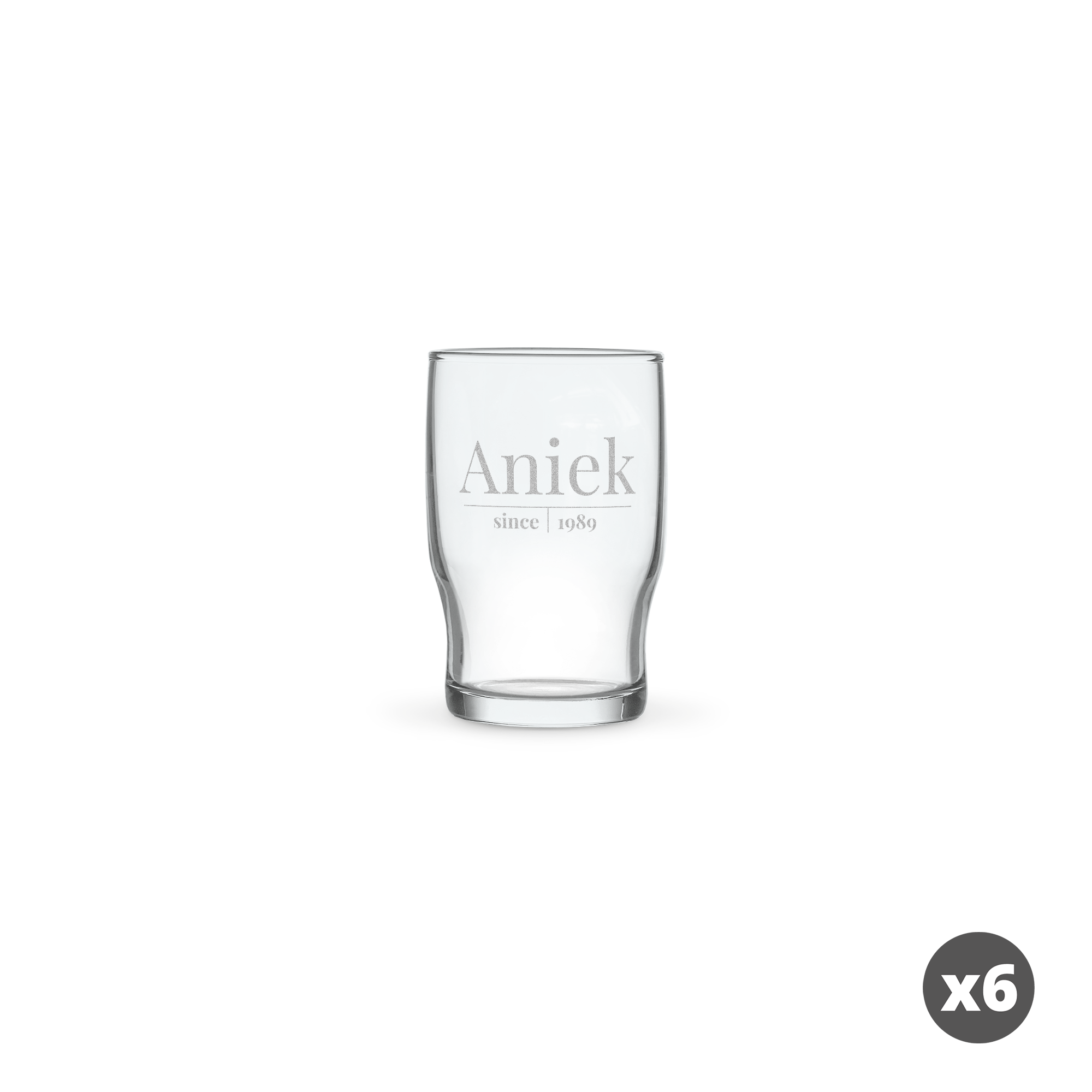 Vasos de agua personalizados