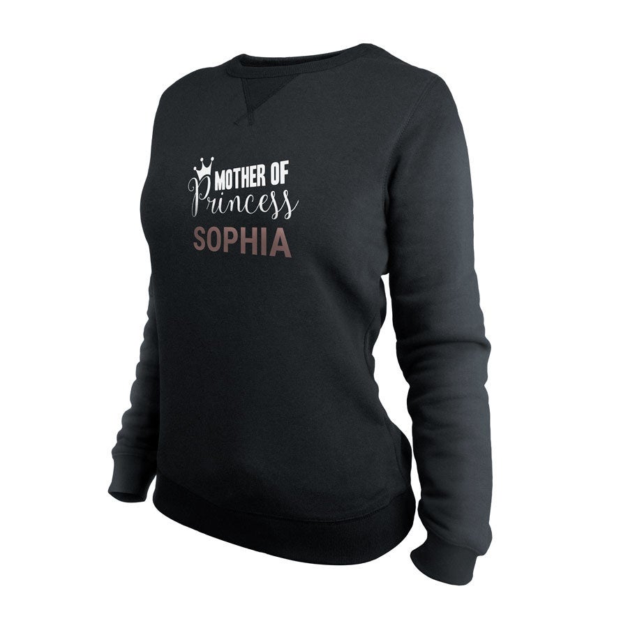 Trui voor dames bedrukken - Zwart - XXL
