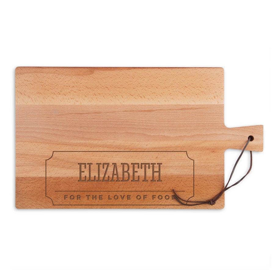 Wooden cheese board - Beech - Rectangle - Landscape (L)