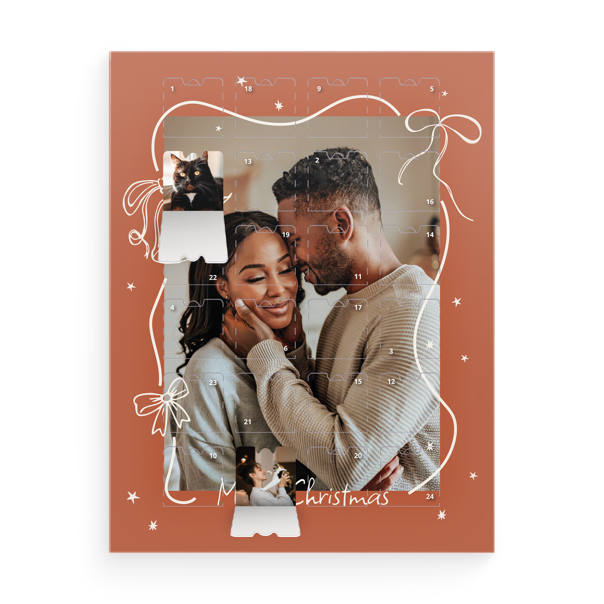 Personaliserad adventskalender - Foton