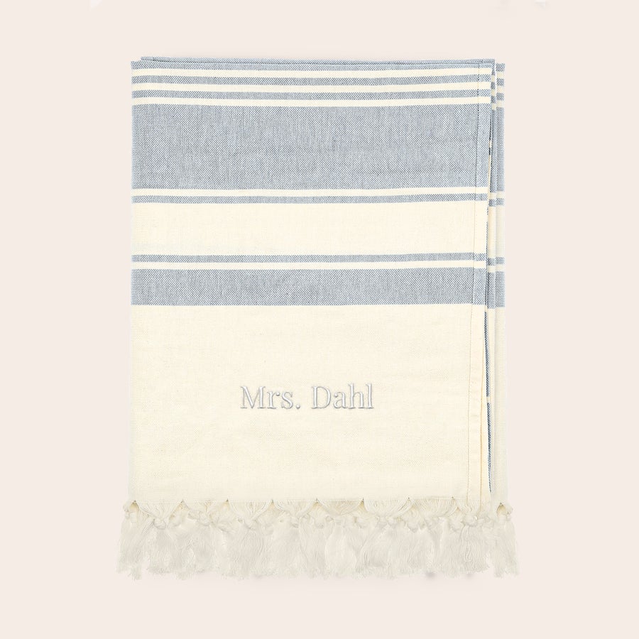 Hammamhandduk med namn Hammamhandduk med namn