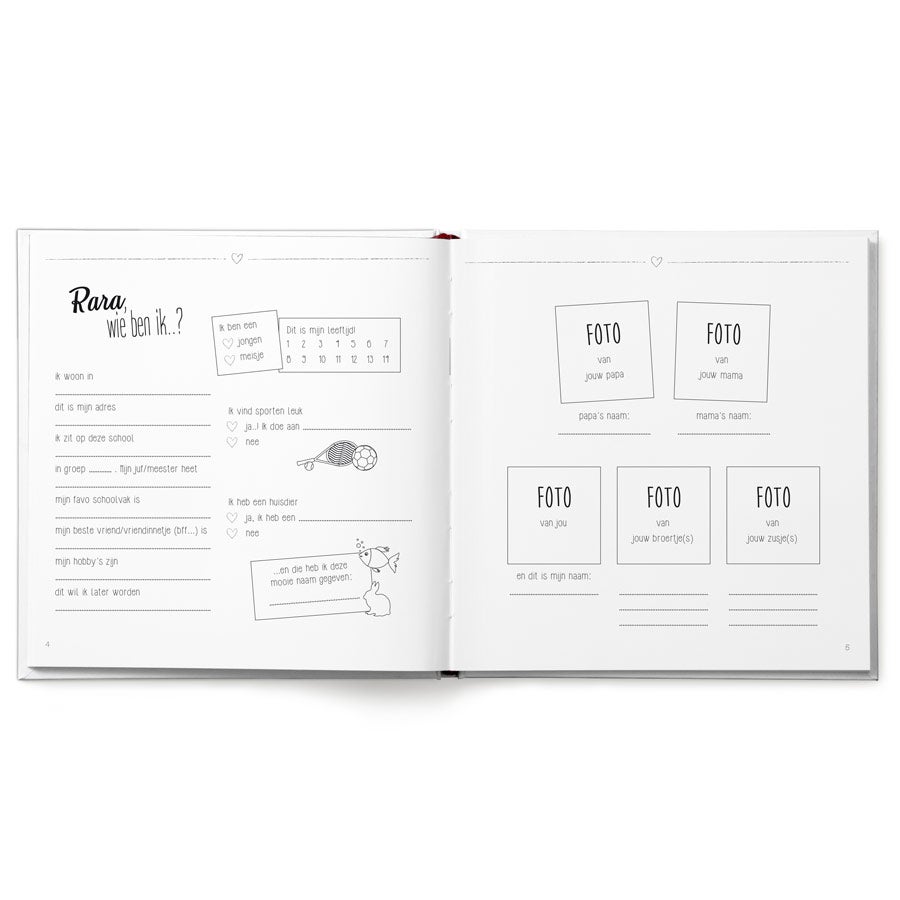 Boek "Lieve Papa, omdat ik je zo mis" personaliseren