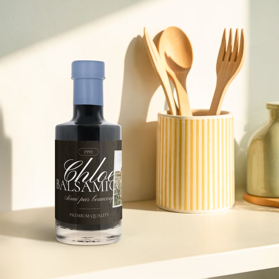 Vinaigre balsamique personnalisé Vinaigre balsamique personnalisé