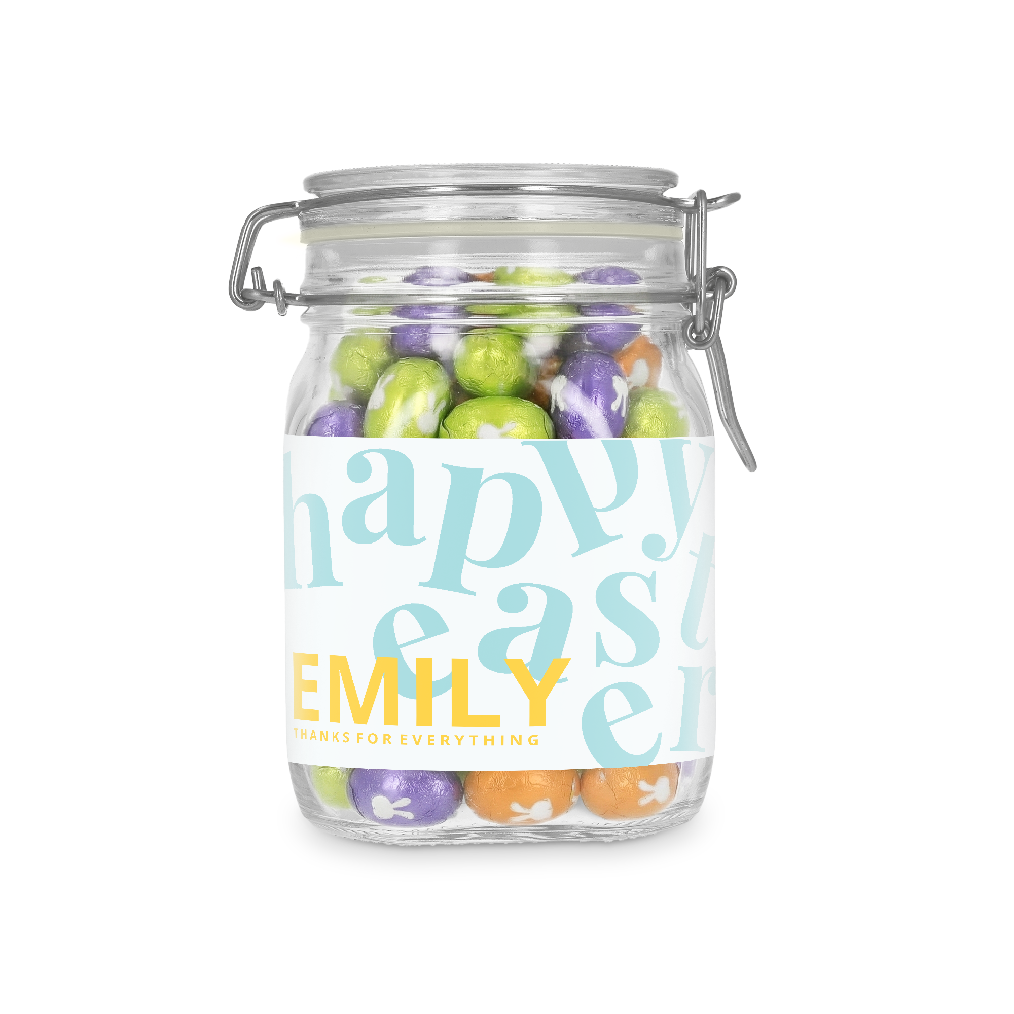 Personaliziran kozarec za sladkarije - Čokoladna jajca