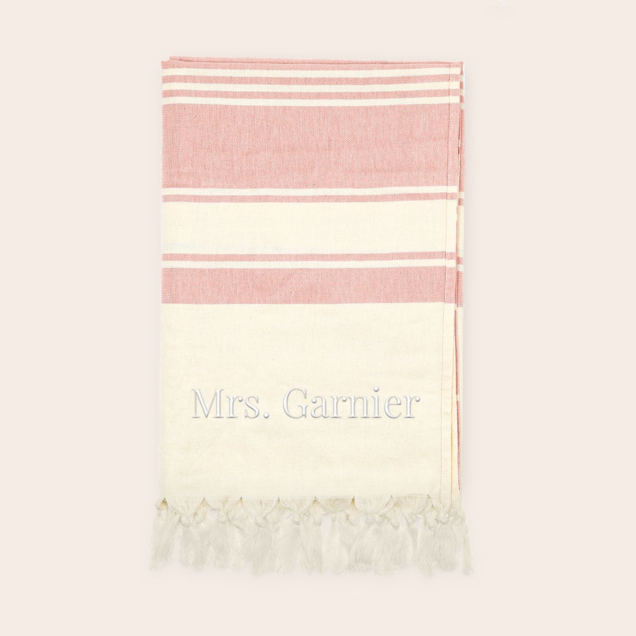 Serviette de hammam personnalisée Serviette de hammam personnalisée