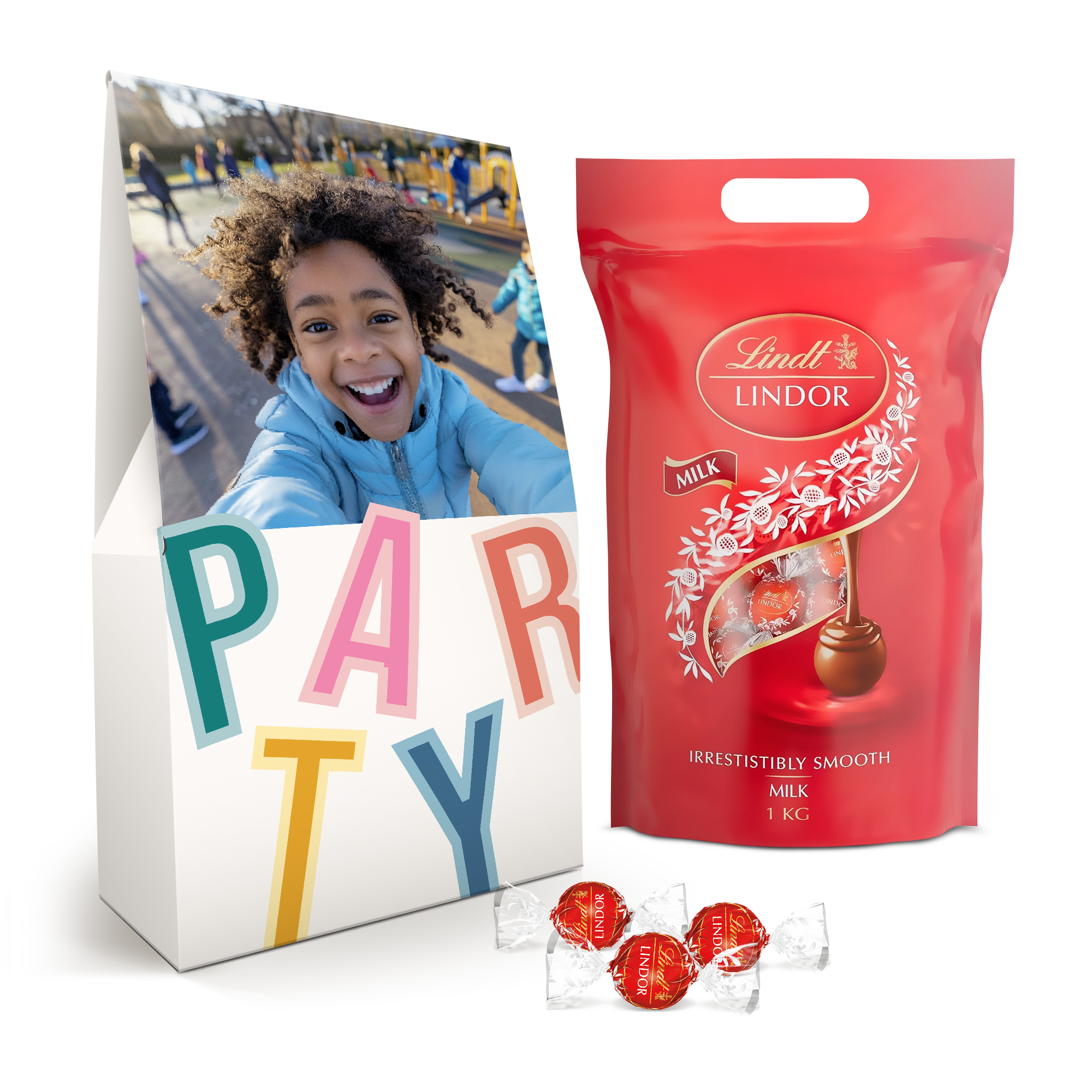 Lindt 1kg choklad presentförpackning